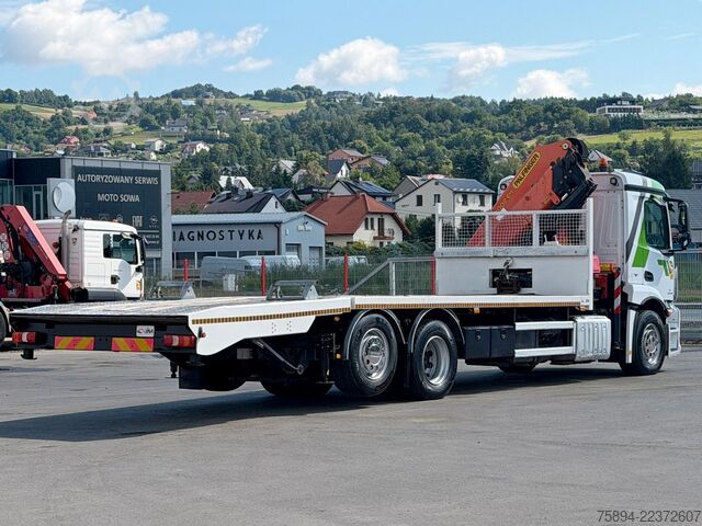 מנוף מותקן על משאית MERCEDES-BENZ ANTOS 2543 * PK 33002 - EH C + FUNK / TOPZUSTAND