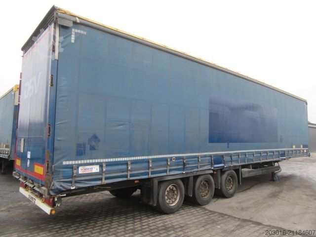 Semirimorchio con telone SCHMITZ CARGOBULL Mega Varios Bremse 60%-70% Reifen 60%
