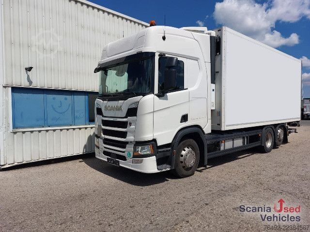 Kühlkoffer-LKW Scania R 410 B6x2NB Tiefkühlkoffer TK SLXi300 Ladebordwa