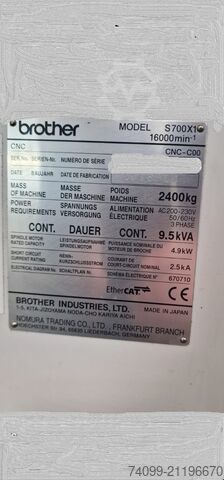Centre d’usinage vertical Brother SPEDIO MOD 700X1