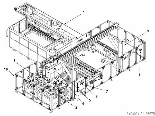 Alimenteur automatique de tôle Mazak EMC3015