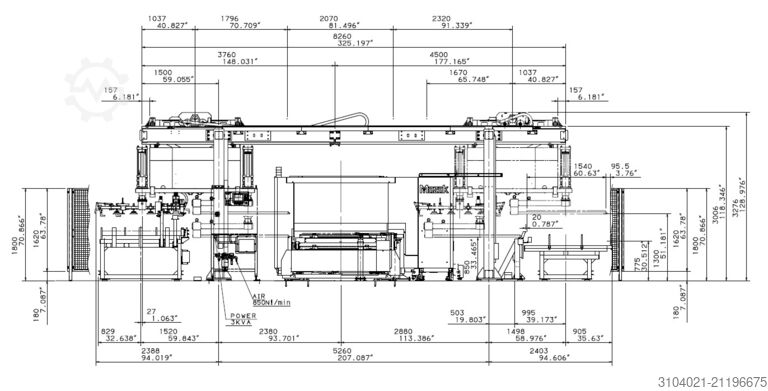 Alimenteur automatique de tôle Mazak EMC3015