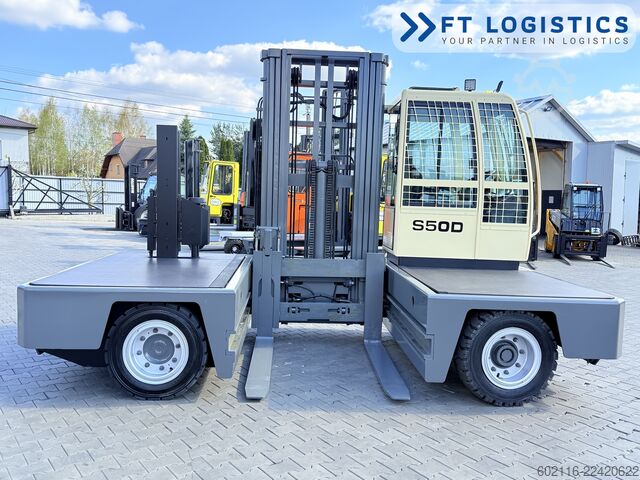 Boční vysokozdvižný vozík Hubtex S50D TRIPLEX 6300 FREE-LIFT PLATFORM1600