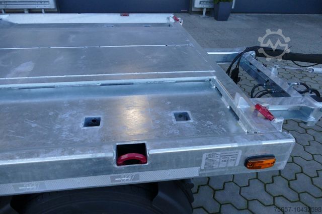 Remorque à bras amovible MÜLLER-MITTELTAL 18 t.Außenroller Container Anhänger, 2 in 1