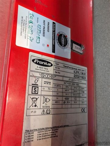 Sistema de soldadura FRONIUS TPS 4000 CMT R