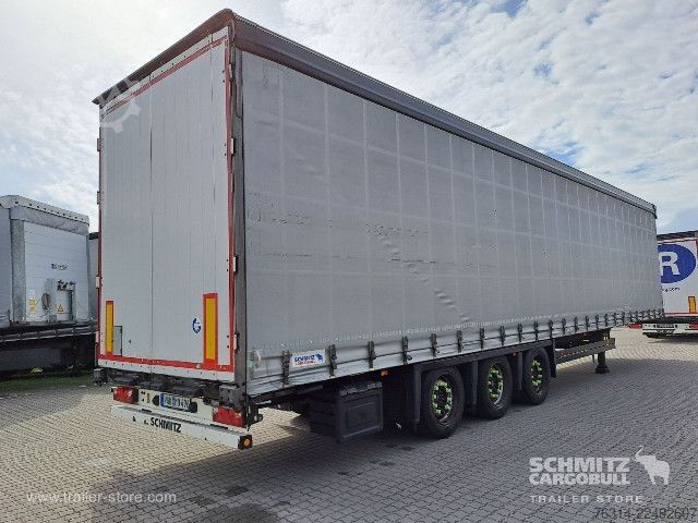 Semi-reboque aberto com lona Schmitz Cargobull Curtainsider Mega Getränke