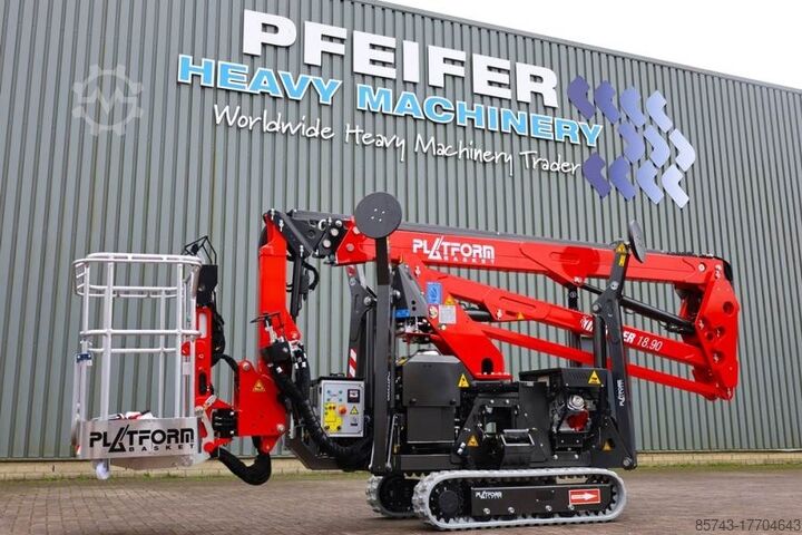 Articulated boom lift  PLATFORM BAS Spider 18.90 PRO CE Declaration, Vali