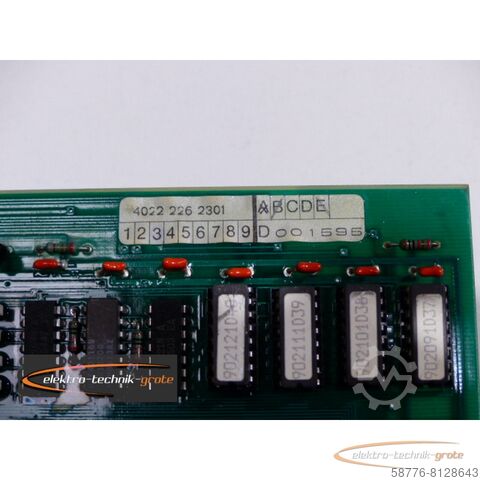 Philips bileşeni Philips 4022 226 2301 MEMO MOD Karte