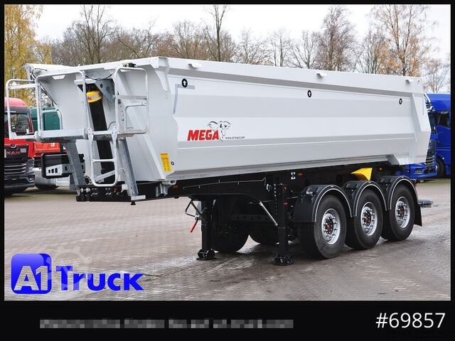 Kiperska poluprikolica BENALU Mega  25m³ Lift Stahl  SAF 4X4 Allrad 1350mm