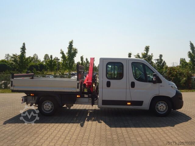 Fourgon pick-up FIAT Ducato Maxi Doka Pritsche Fassi Ladekran
