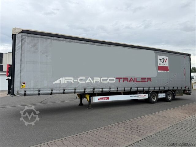 Semirremolque  Göbel Rollerbett Mega AIRCARGO Hyrdraul. Hubdach