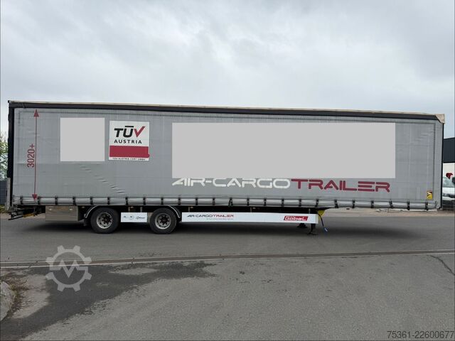 Semirremolque  Göbel Rollerbett Mega AIRCARGO Hyrdraul. Hubdach