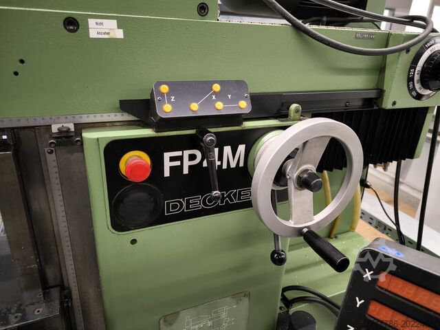 Fräsmaskin för universalverktyg DECKEL FP4M aktiv digital