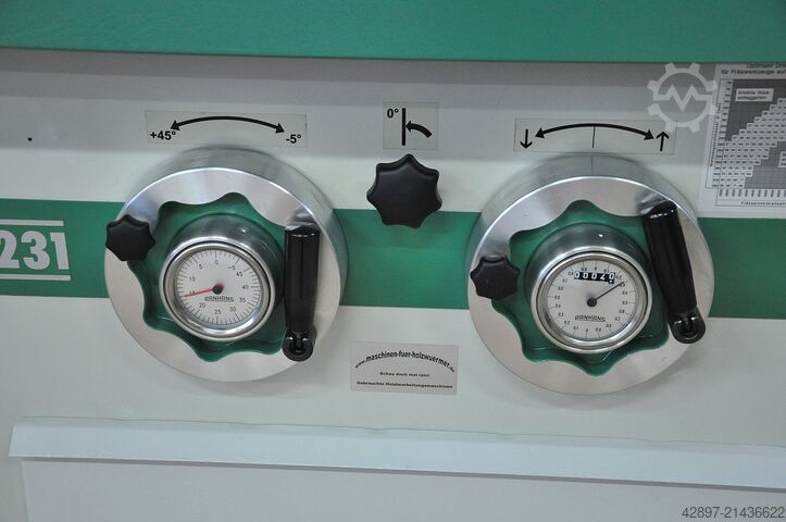 Kantelbare spilfreesmachine Panhans 231