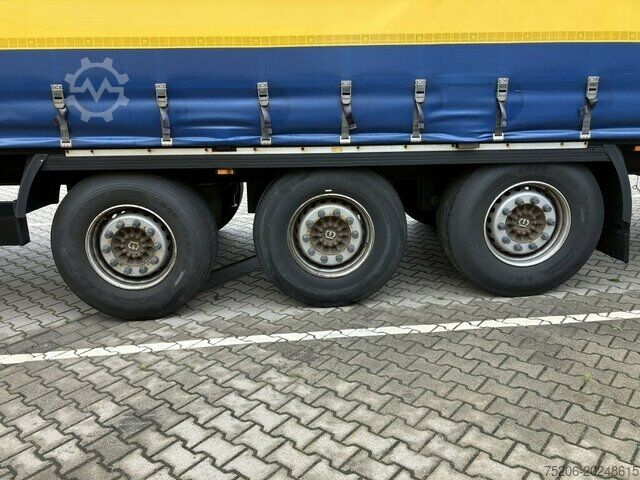 Semirremolque abierto con toldo Krone Profi Liner SDP 27 eLB4-CS