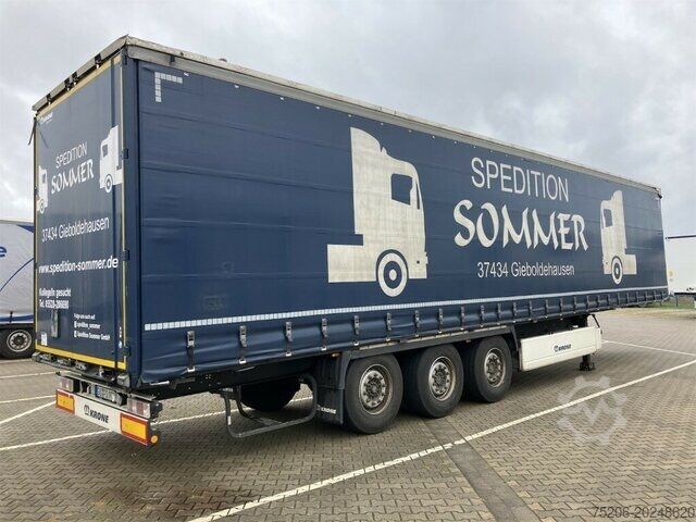Åpen semitrailer med presenning Krone Profi Liner SDP 27 eLB4-CS