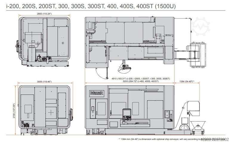 ड्रेह-फ्रैसिंग सेंटर MAZAK Integrex i-200ST Mazak Integrex i-200ST x 1500U