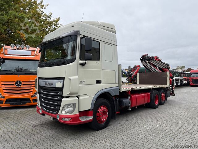 Кран, монтиран на камион Daf XF440 6X2 Fassi 235 mit Jib bis 24.50 Meter