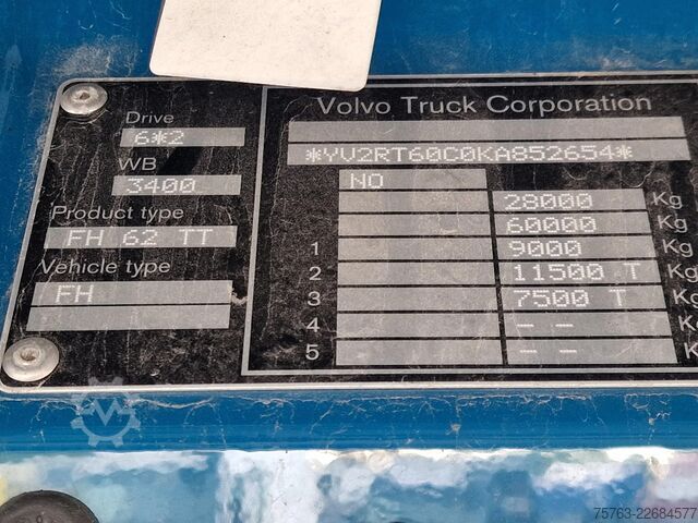 Standardni SZM Volvo FH 13.540 Globetrotter XL 6x2 - Retarder - Full...