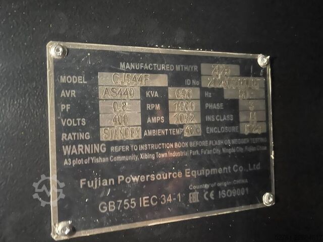  Baudouin 6M33G715/5 - 715 kVA Generator - DPX-19880