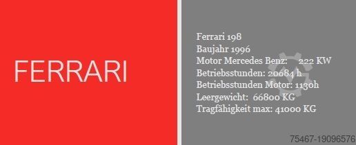 Kontejnerski steker Ferrari 198