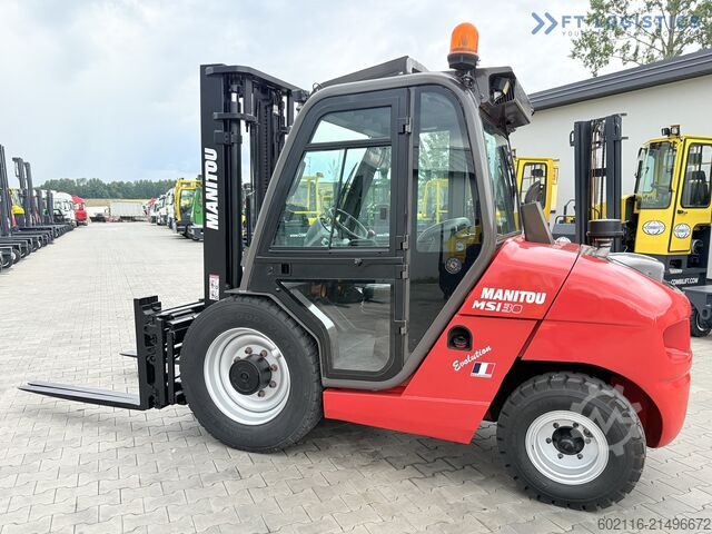 Terreinheftruck Manitou MSI30 / DIESEL / DUPLEX 3350 / CABIN