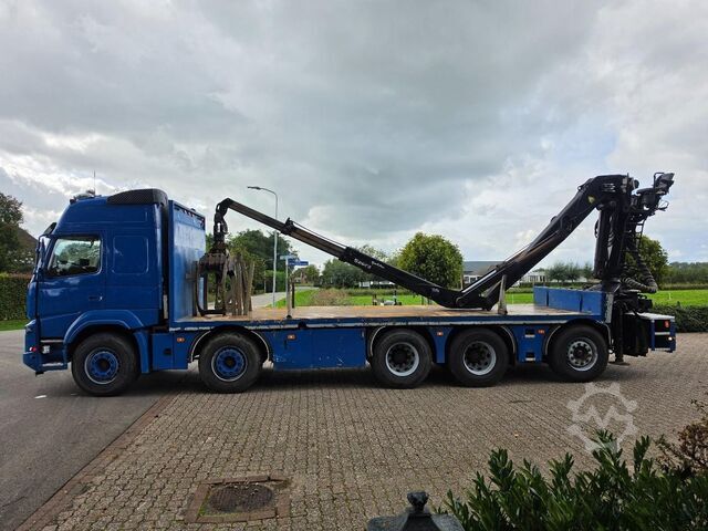 Kamion kran Volvo FM 500!!RIJPLATEN AUTO!!10x4!!BESTUURBAAR VANAF...