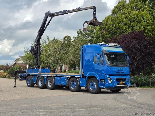 Kamion kran Volvo FM 500!!RIJPLATEN AUTO!!10x4!!BESTUURBAAR VANAF...