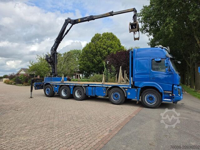 Kamion kran Volvo FM 500!!RIJPLATEN AUTO!!10x4!!BESTUURBAAR VANAF...