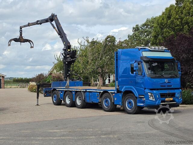 Kamion kran Volvo FM 500!!RIJPLATEN AUTO!!10x4!!BESTUURBAAR VANAF...