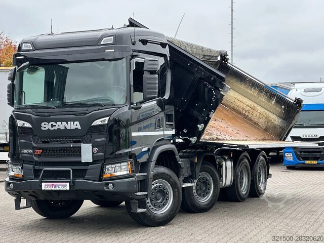3-sidet tippelad Scania G460 XT Super 8x4 Meiller 3 Side Tipper / Damag...