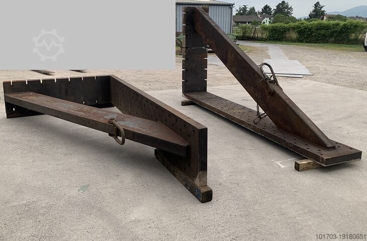 Placas angulares de hierro fundido Equerres de bridage en fonte 4000 x 2000 x 575 mm
