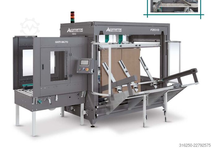  Comarme Autom. Kartonaufrichter F2010 + GEM B670