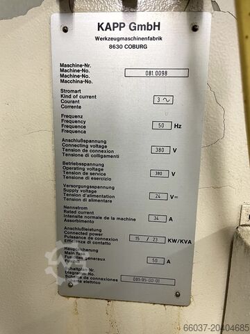 Stroj za dresiranje brusnih ploča Kapp CS 200 CNC