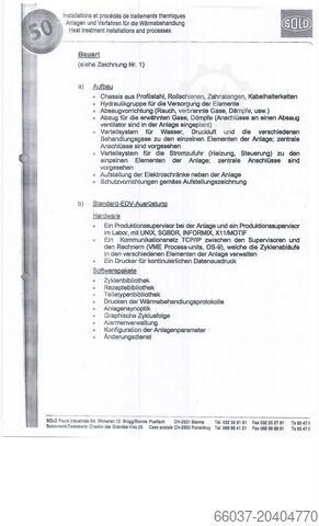 Полная линия закалки колокольной печи SOLO 207FG-60/70