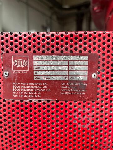 Газовая азотированная печь SOLO SMARTHERM 60 90 6PG