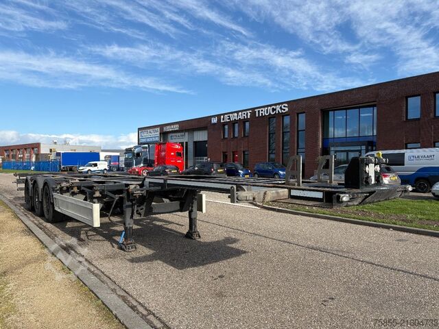 Transporte de contentores Renders 3AFCST08 Multichassis / Extendable / SAF Axles ...