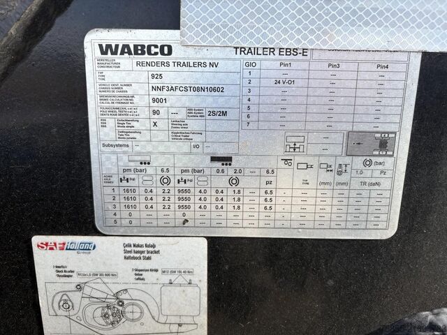 Transporte de contentores Renders 3AFCST08 Multichassis / Extendable / SAF Axles ...