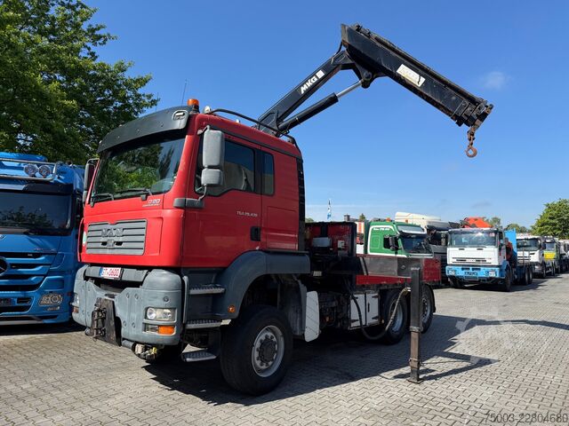 Grua montada em camião MAN TGA 28.430 6X4-4 Kran MKG 201 a3