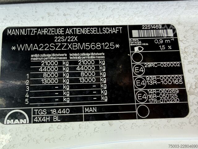 LKW-Fahrgestell MAN TGS 18.440 4X4H
