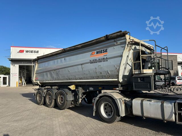 Tipper semitrailer LANGENDORF Stahl Hardox Kippmulde 30m³