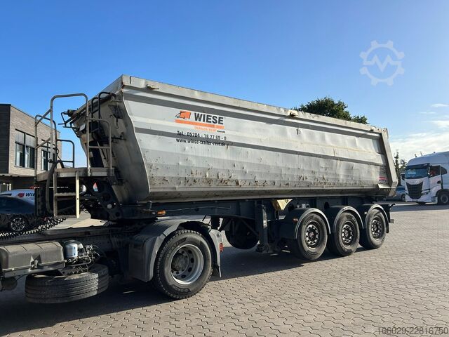 Tipper semitrailer LANGENDORF Stahl Hardox Kippmulde 30m³