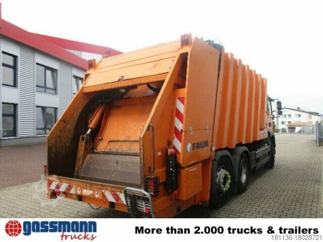شاحنة جمع القمامة MAN TGA 26.350/400 6x2-2BL FAUN POWER PRESS 524, OHNE