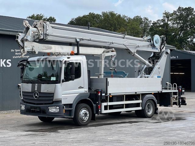 Truck mounted crane MERCEDES-BENZ Atego 1223 4x2 Böcker-Dachdeckerkran