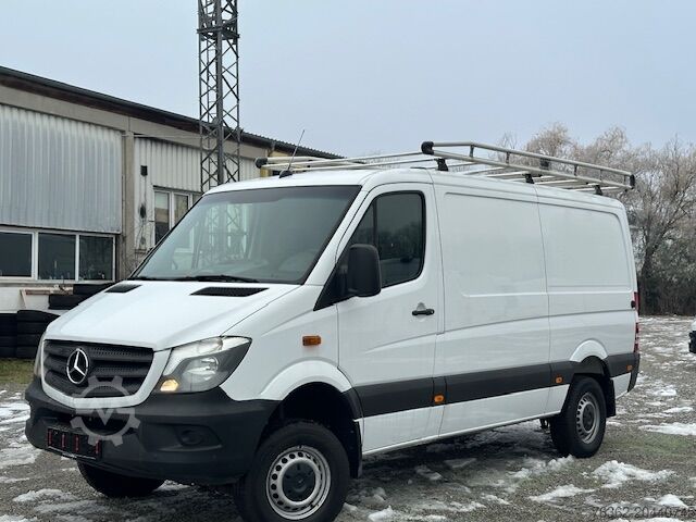 Gesloten bestelwagen lang Mercedes-Benz Sprinter 314 Allrad-Zuschaltbar Sortimo