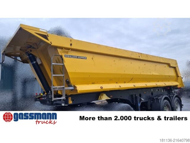 Kipper Auflieger Meiller MHKS 44/2, Halfpipe ca. 25 cbm, hydr. Heckklappe