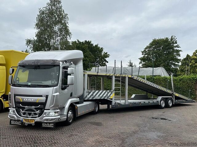 汽车运输货车 DAF LF 230 5 Car Veldhuizen Autotransporter Euro 6 ...