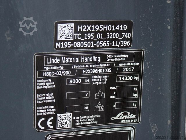  Linde H 80 D