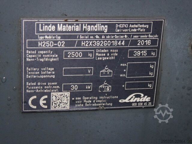  Linde H 25 D-02  392