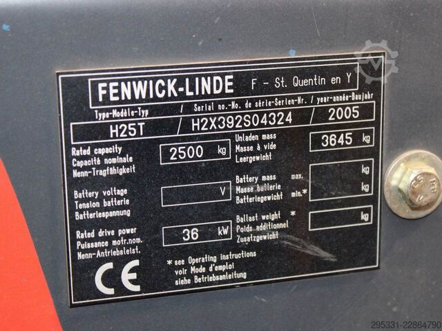  Linde H 25 T  392